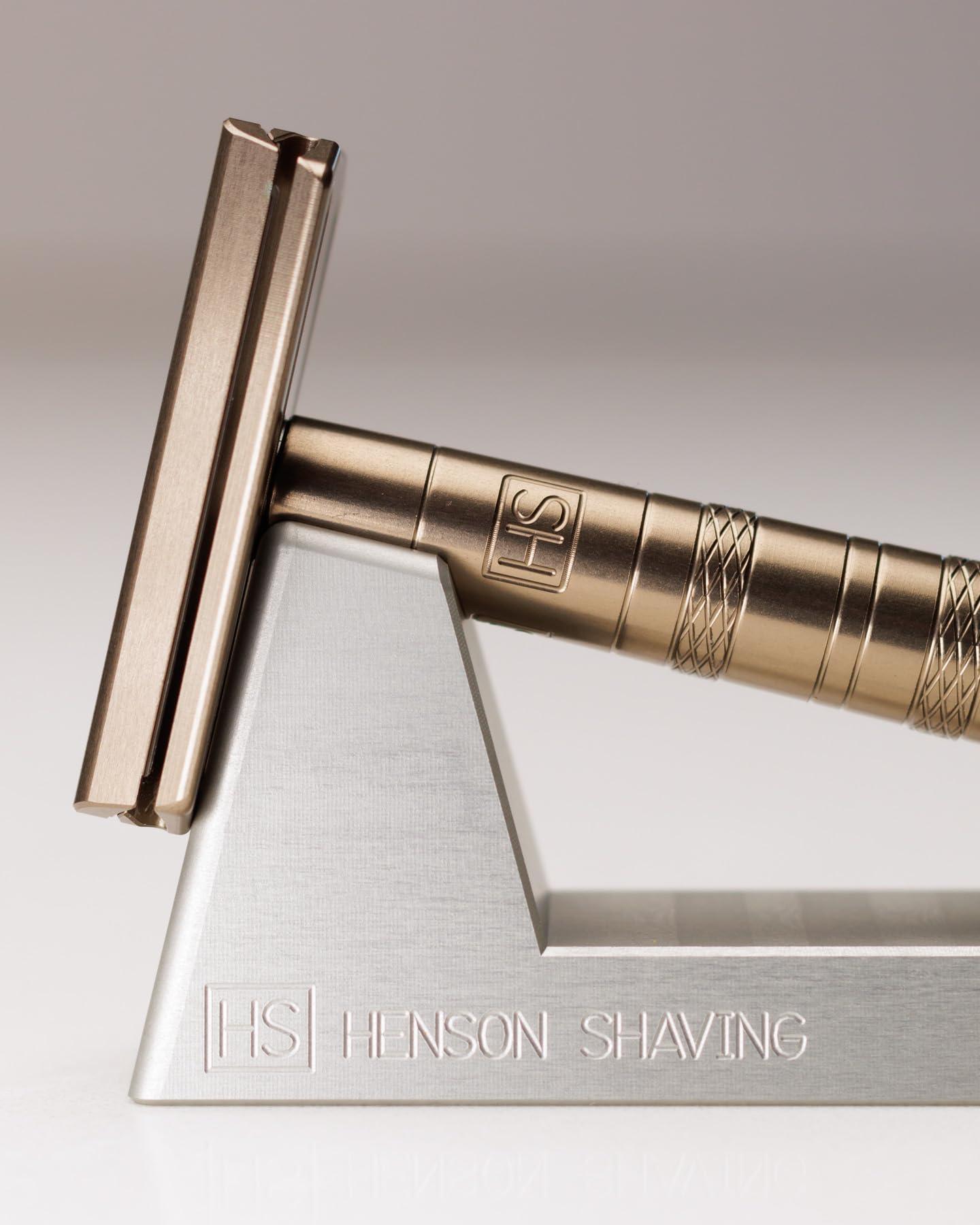 Henson Shaving The Henson Razor Stand - Lightweight and Highly Durable Safety Razor Stand for Men and Women - Aluminum Razor Holder Designed for Henson AL13, Henson AL13-M, Henson Ti22
