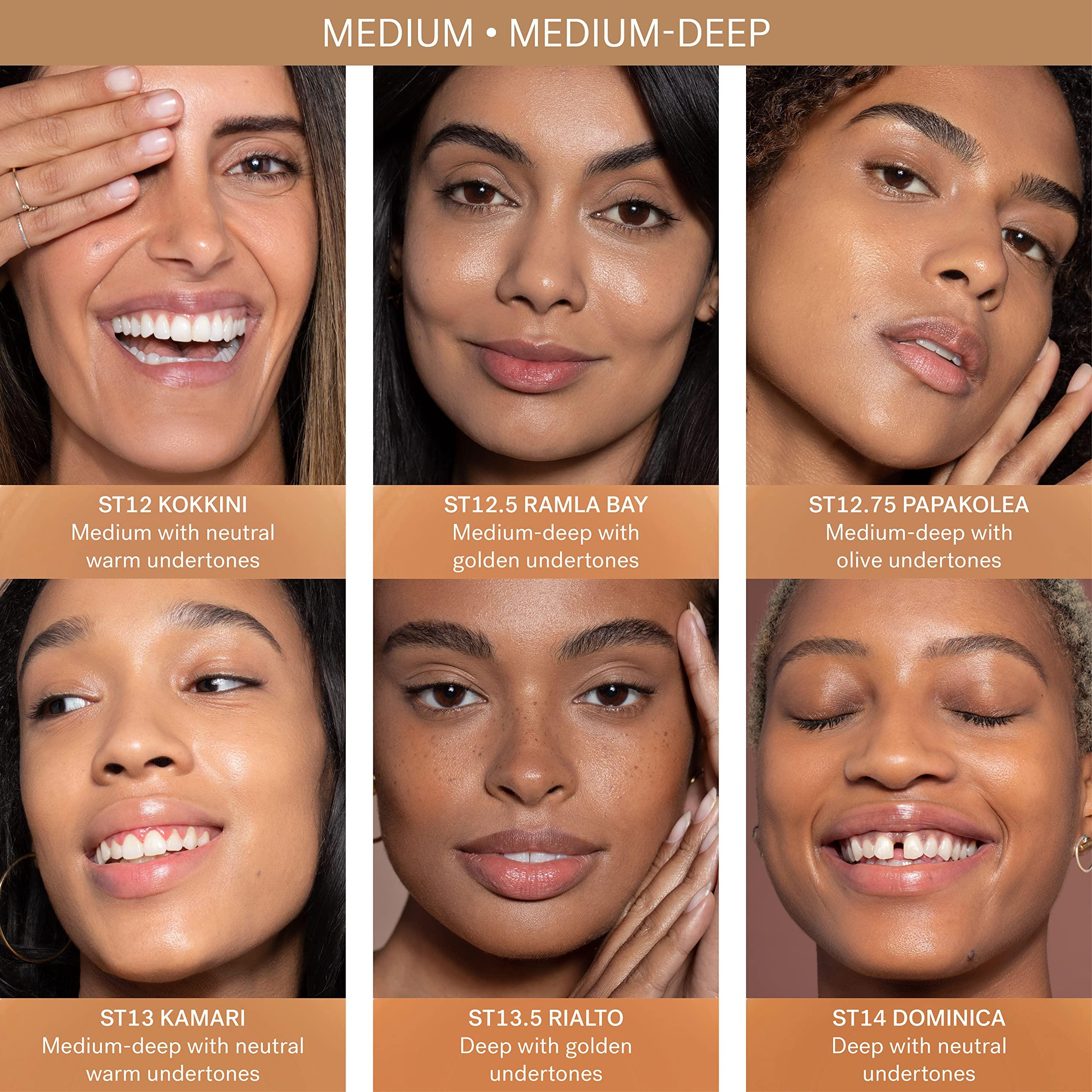 ILIA ILIA - Super Serum Skin Tint SPF 40 | Non-Comedogenic, Vegan, Lightweight to Help Against Blue Light, + Pollution while Hydrating, Smoothing, + Refining (Papakolea ST12.75, 1 fl oz | 30 ml)