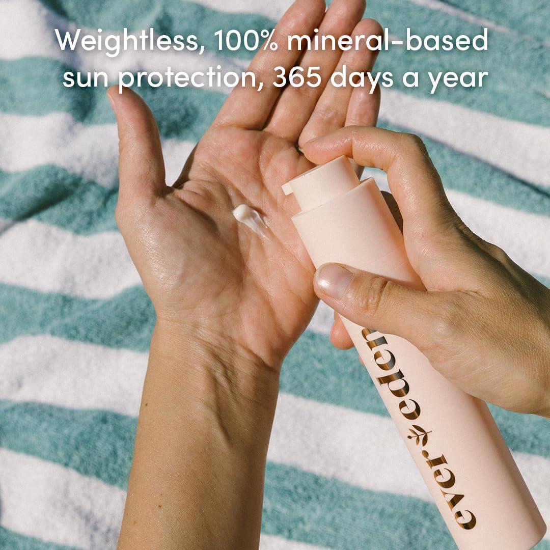 Evereden Evereden Sheer Botanical Face Sunscreen SPF 30 1.7 fl oz. | 100% Non-Nano Mineral Sunscreen Face Formula with Zinc Oxide | Soothing & Nourishing | Clean & Non-Comedogenic | FSA Eligible
