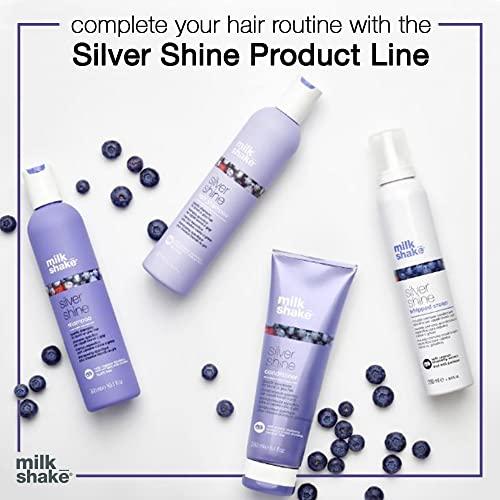 milk_shake milk_shake Silver Shine Light Purple Shampoo for Blonde Hair - Blonde Toner for Brassy Hair