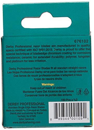 Derby 100 Derby Professional Single Edge Razor Blades