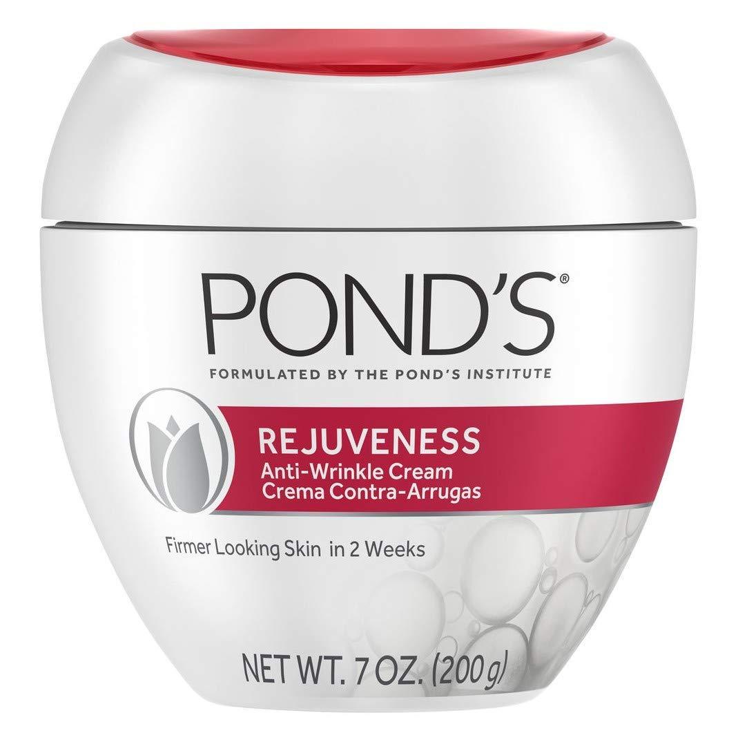 Pond's Ponds Rejuveness Anti-Wrinkle Cream 7 Ounce Jar (Pack of 3)