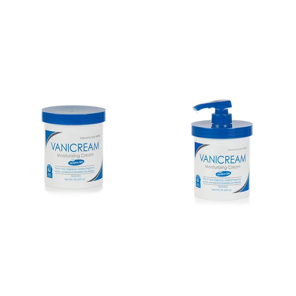Vanicream Vanicream Moisturizing Skin Cream 16 Ounces and Pump Dispenser 16 fl oz Moisturizer for Sensitive Skin