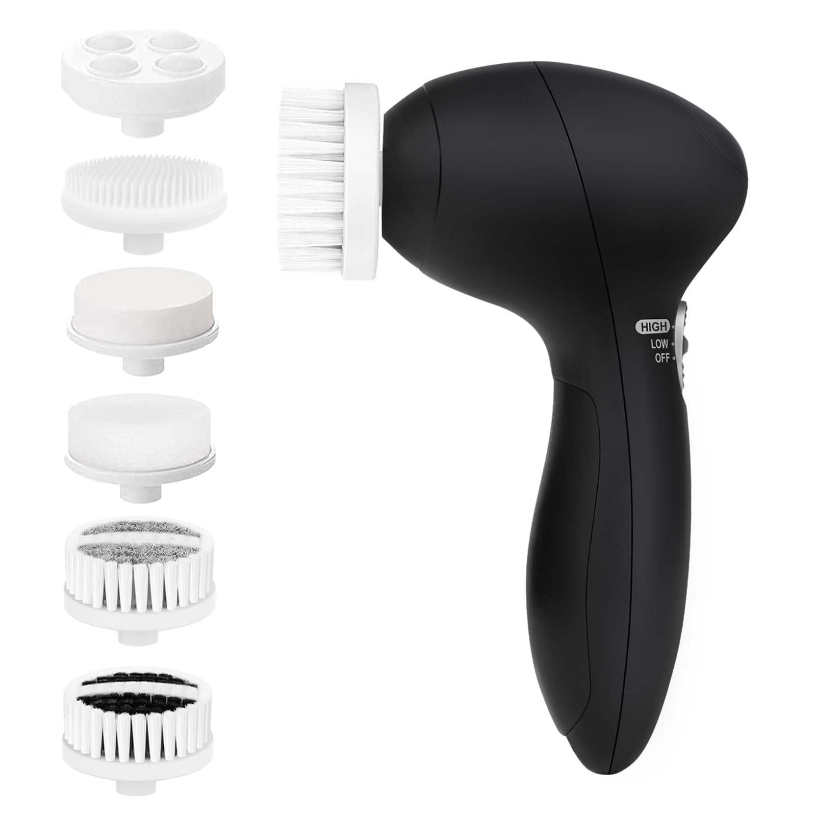 CLSEVXY Facial Cleansing Brush Face Scrubber: CLSEVXY Electric Face Spin Cleanser Brushes with 7 Brush Heads for Deep Cleansing, Gentle Exfoliating, Removing Blackhead, Massaging