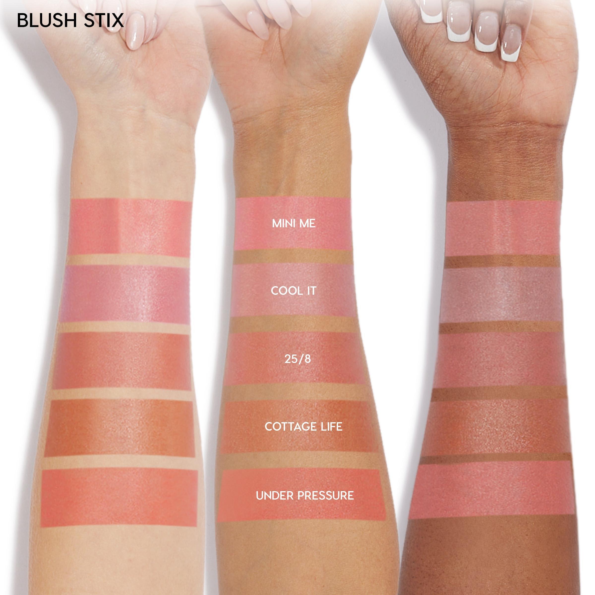 Colourpop ColourPop Blush Stix - Cream Blush Stick with a Blendable, Hydrating Formula and Natural, Skin-Like Finish - Buildable Cream Blush for Cheeks, Eyes & Lips - Under Pressure (0.28 oz)
