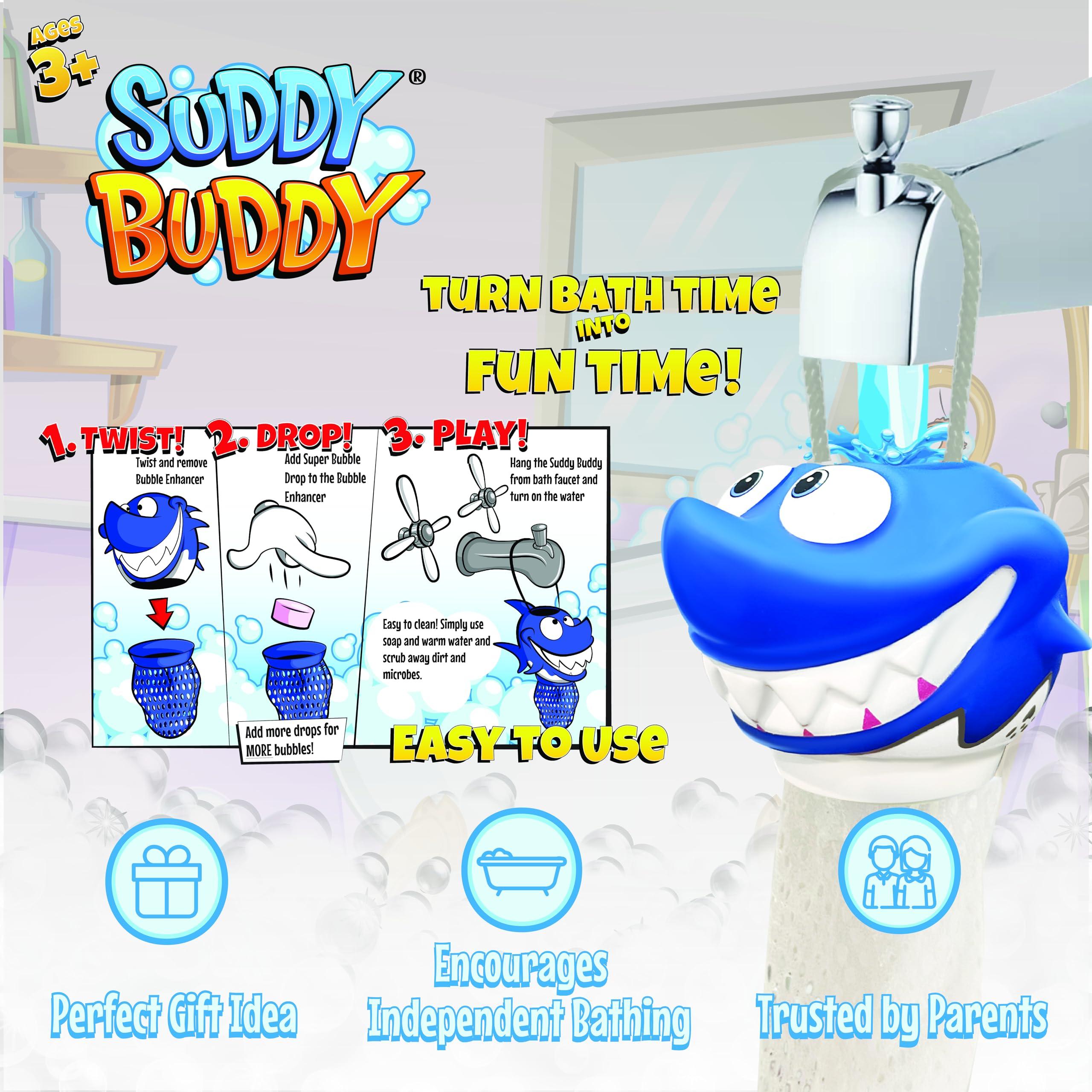 Zompers Suddy Buddy Super Bubble Drop Refills by Zompers, Bubble Bath Toy, Fun & Bubbly Bath That Kids Enjoy, for Kid 3+, 25 count