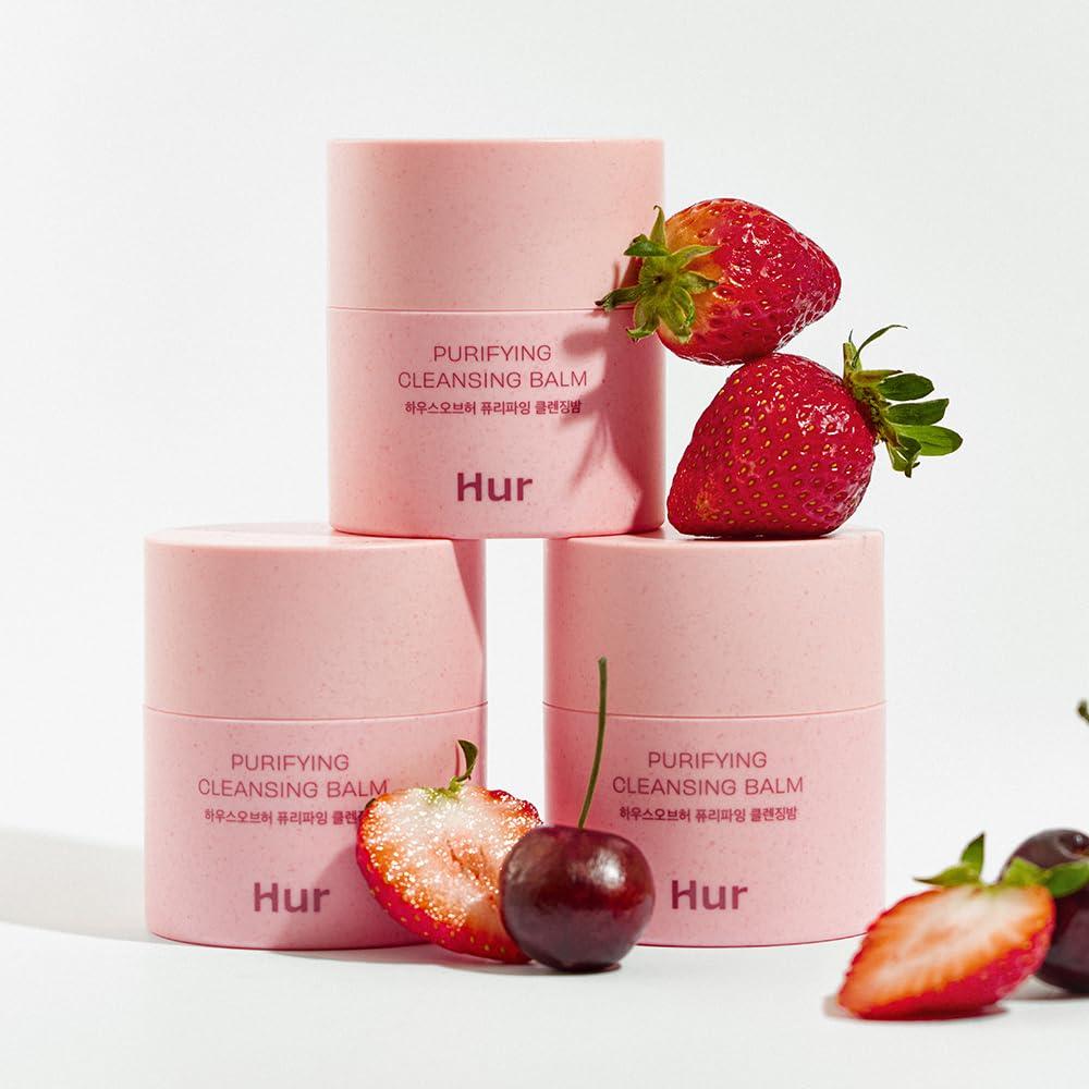 House of Hur House of Hur Purifying Cleansing Balm, Sherbet-Type Formulation, Practical Grinder Type - effectively eliminating makeup residue and blackheads without causing dryness or irritation