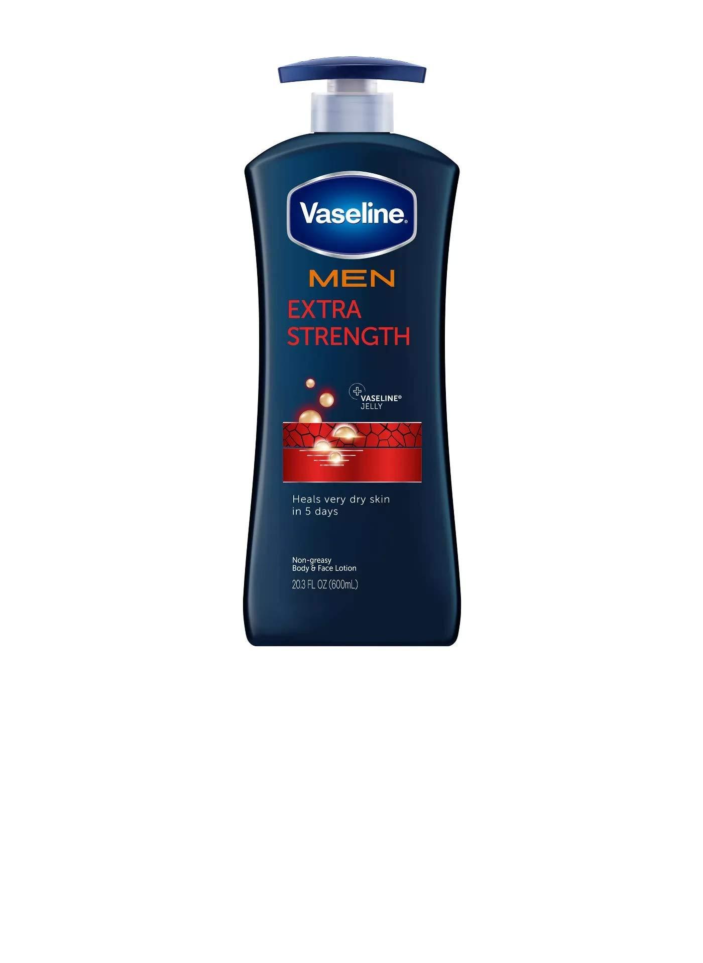 Vaseline Vaseline Mens Extra Strength Hand And Body Lotion 20.3oz