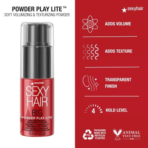 SexyHair SexyHair Big Powder Play Lite Soft Volumizing & Texturizing Powder, 0.4 Oz | Up to 50% More Volume | Lightweight Powder | Invisibible