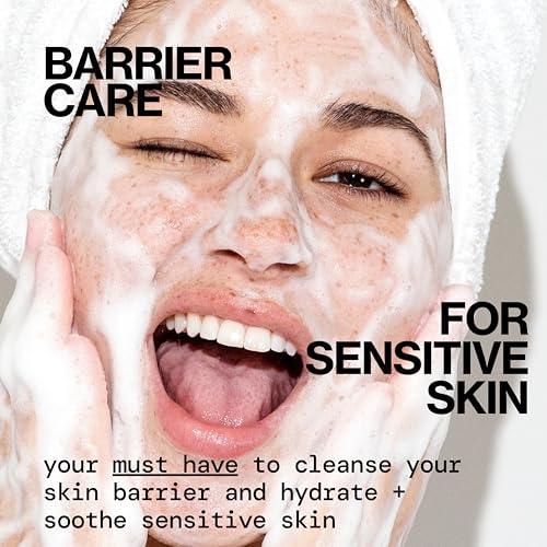 Pacifica Pacifica Face Wash for Sensitive Skin Facial Cleanser Vegan Ceramide Barrier Repair Extra Gentle for Daily Fragrance Free for Sensitive Skin, Clean Beauty, Vegan & Cruelty-Free Dermatologist Tested