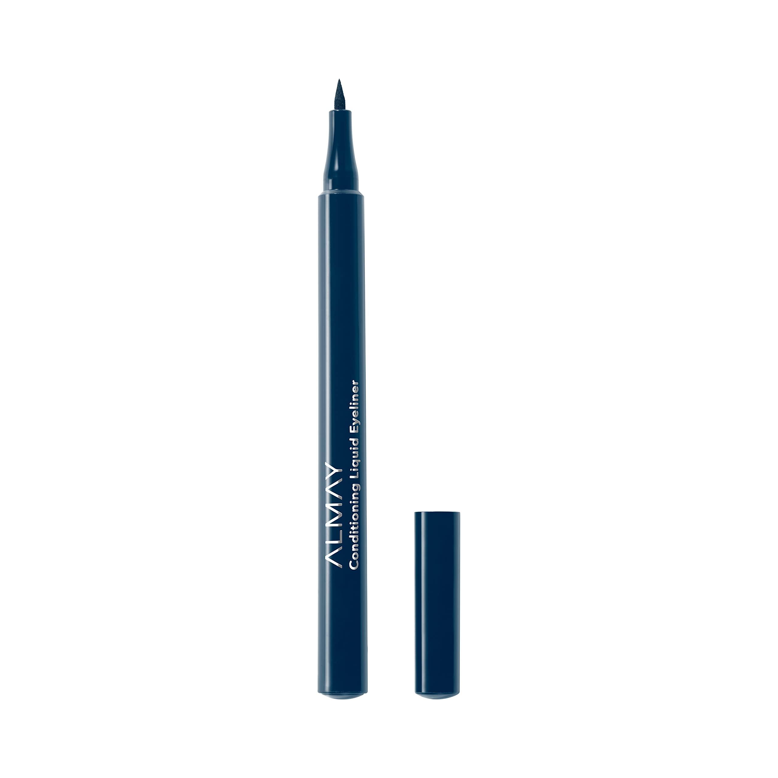 Almay Almay Conditioning Liquid Eyeliner, Longwearing, Waterproof, Hydrating, 30 Navy, 0.03 fl oz.