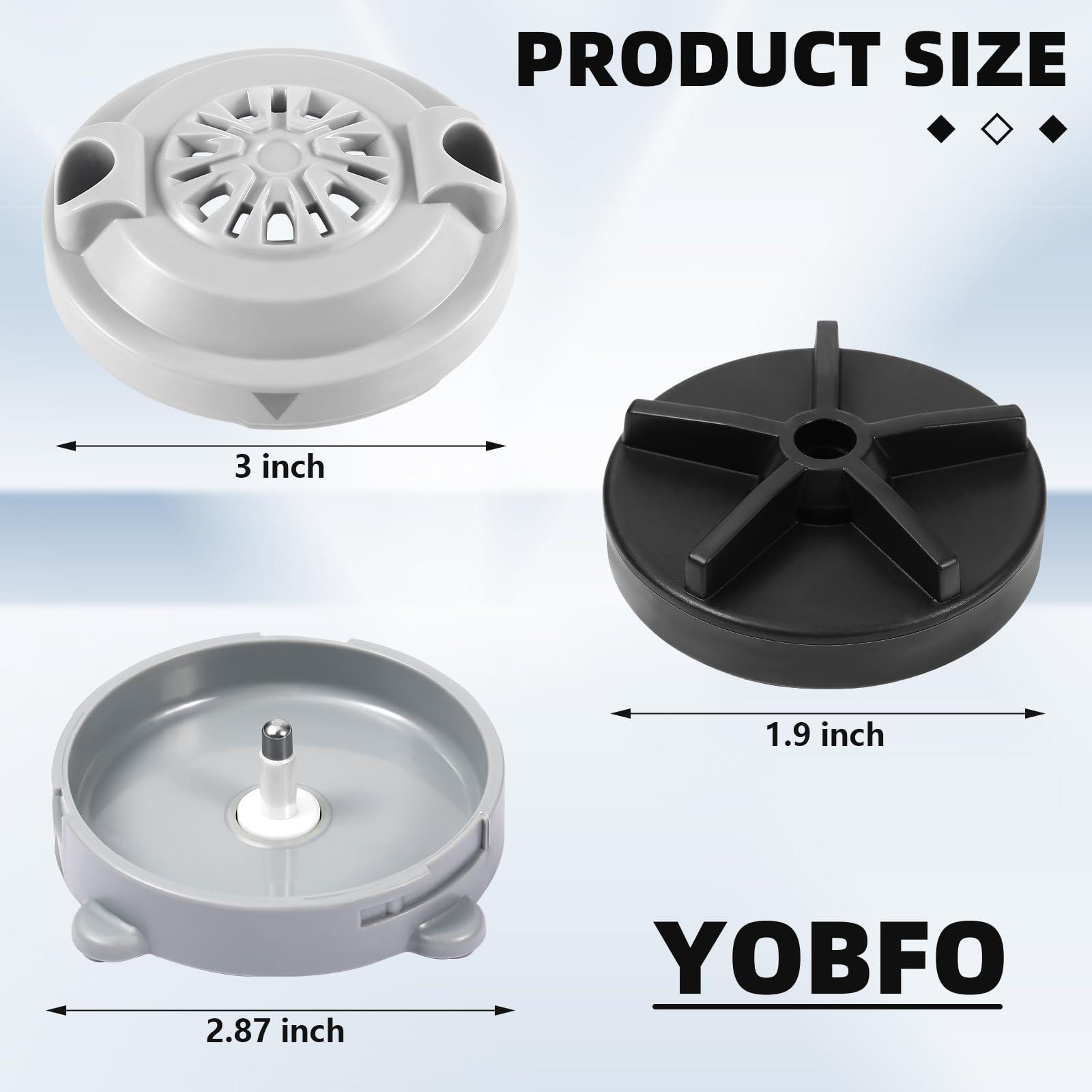 Yobfo Yobfo BF-004 Pipeless Magnetic Jet Head Motor,Universal Fit for LURACO Jet Motor Pedicure spa Tubs Chair Part Magnetic Head,Pack of 3