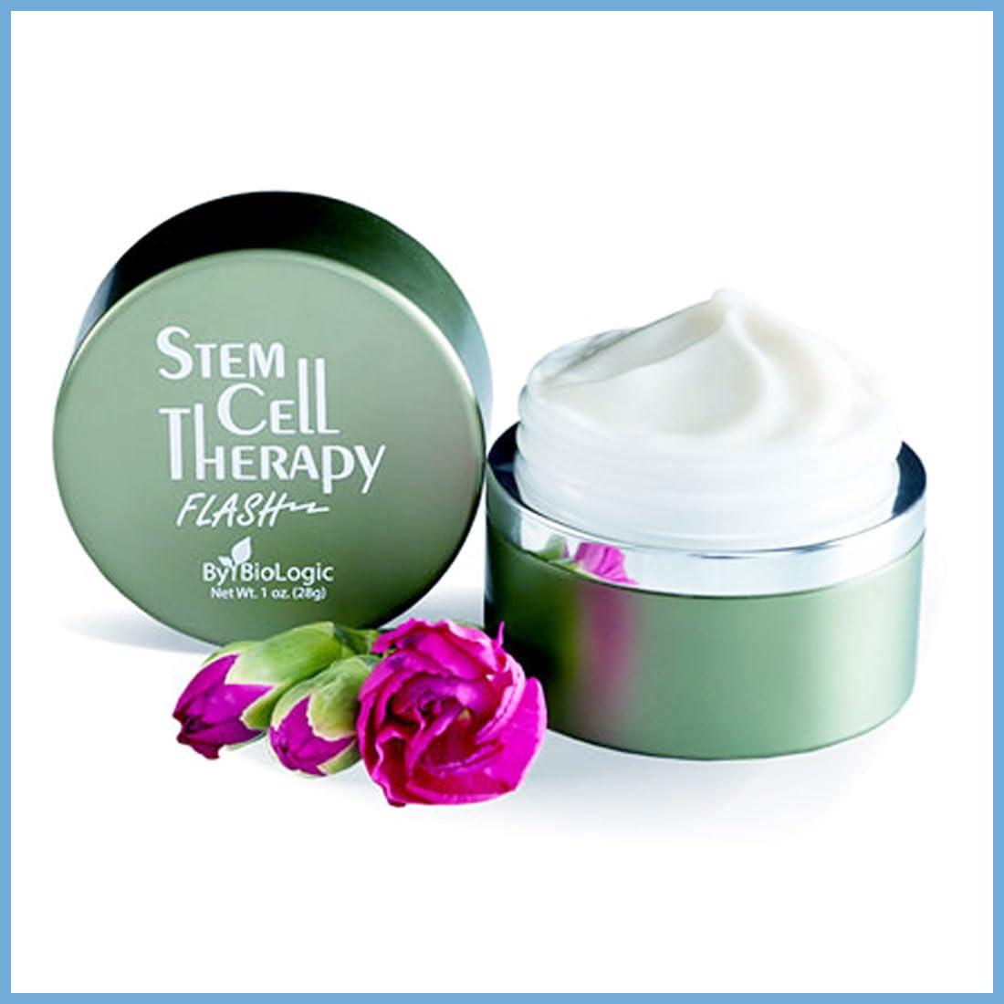 Biologic Solutions Stem Cell Therapy FLASH by BioLogic Solutions Grow Smoother Firmer New Skin (Set of 2 Jars)