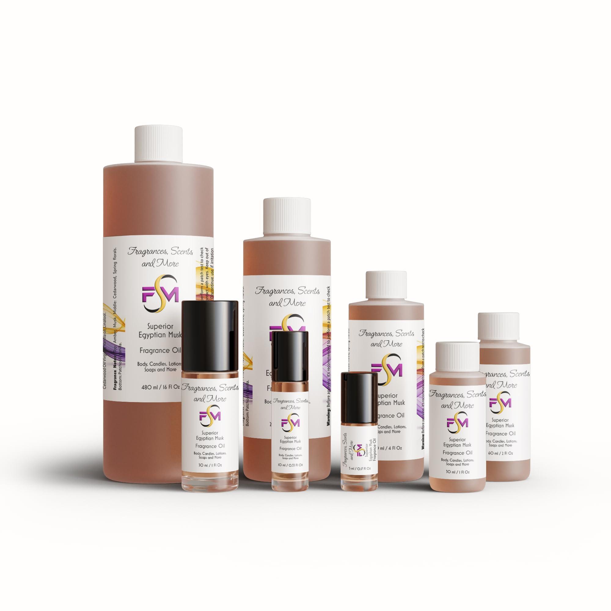 Fragrances, Scents and More Superior Egyptian Musk Fragrance Oil - 4 Fl Oz Plastic Bottle (120ml)