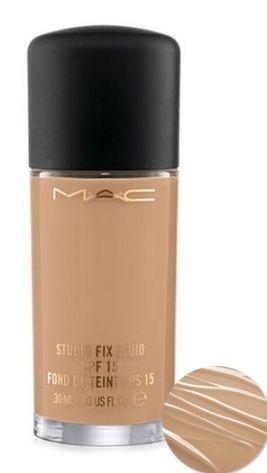 M.A.C. MAC Studio Fix Fluid Natural Matte Foundation SPF 15, 1 oz (NW10)