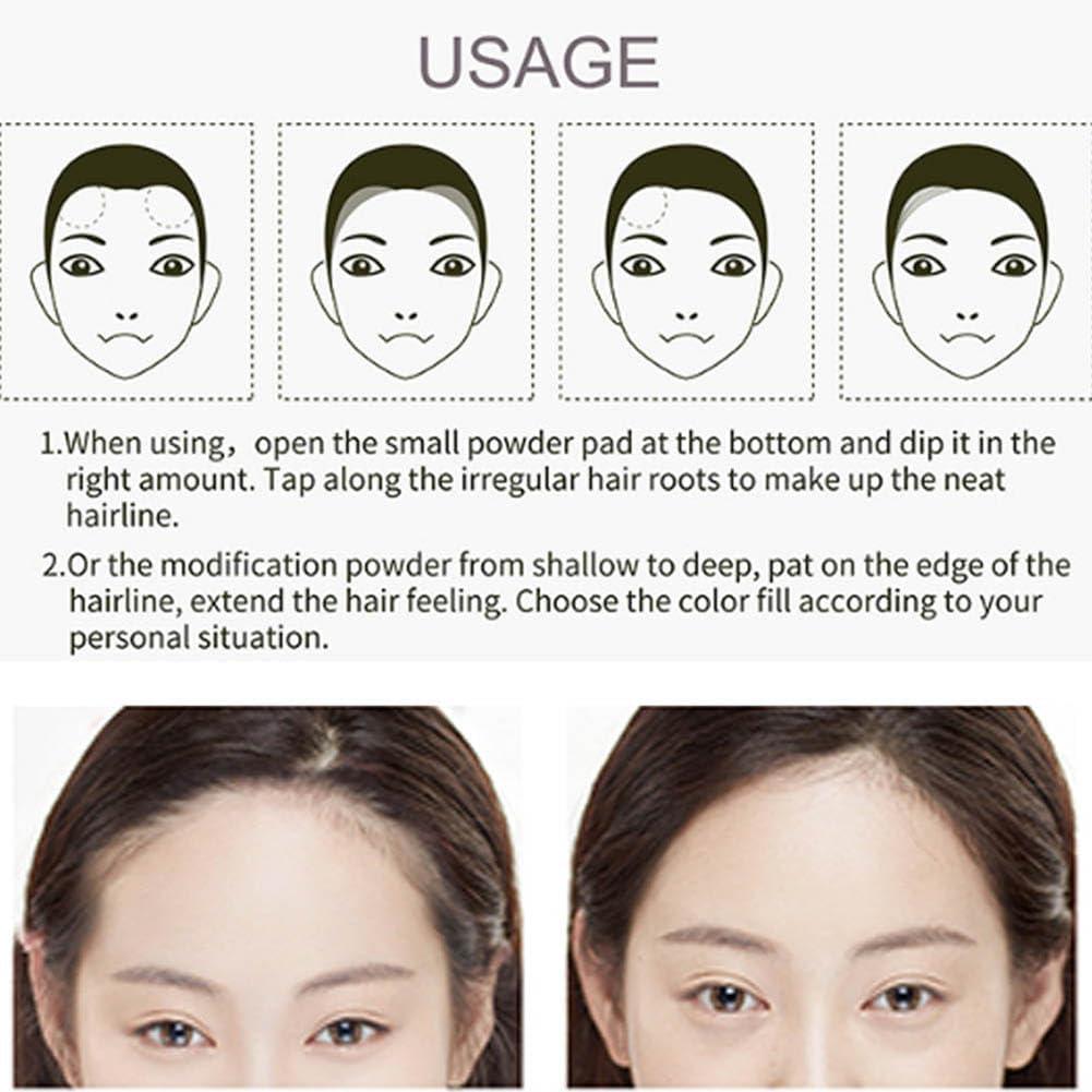 DIAXXH Maycheer Hairline Shadow Powder, Maycheer Magic Root Cover Up, Maycheer Hair Shadow, Waterproof Hairline Shadow Powder, Unisex Hairline Powder With Mirror (18# Tea Gray)