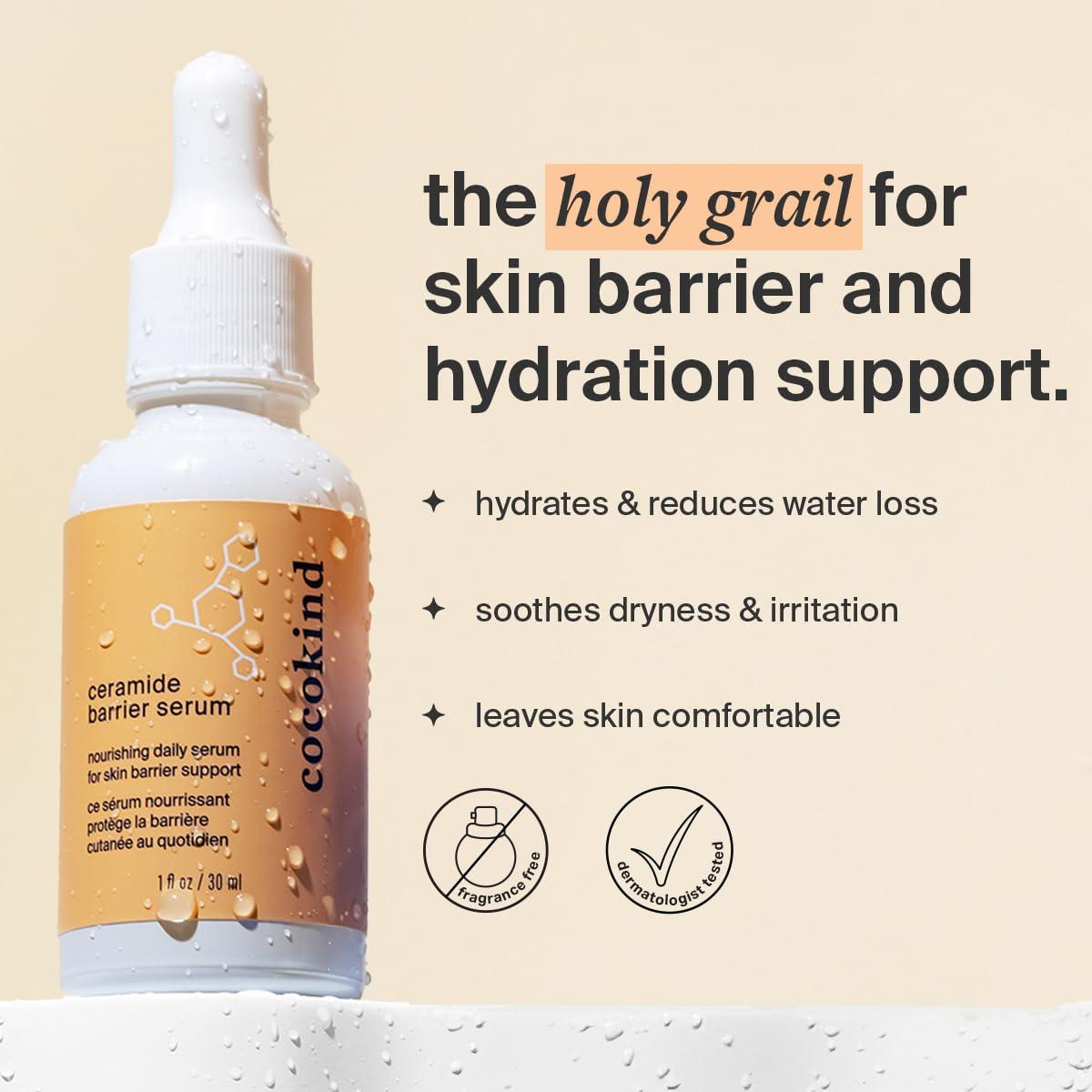 Cocokind Cocokind Daily Routine, Oil to Milk Cleanser, Ceramide Barrier Serum and Resurrection Polypeptide Cream