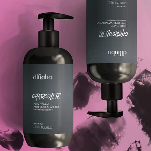 Charcolite Charcolite COOL TONING ANTI-BRASS SHAMPOO 20.3 Fl Oz, White