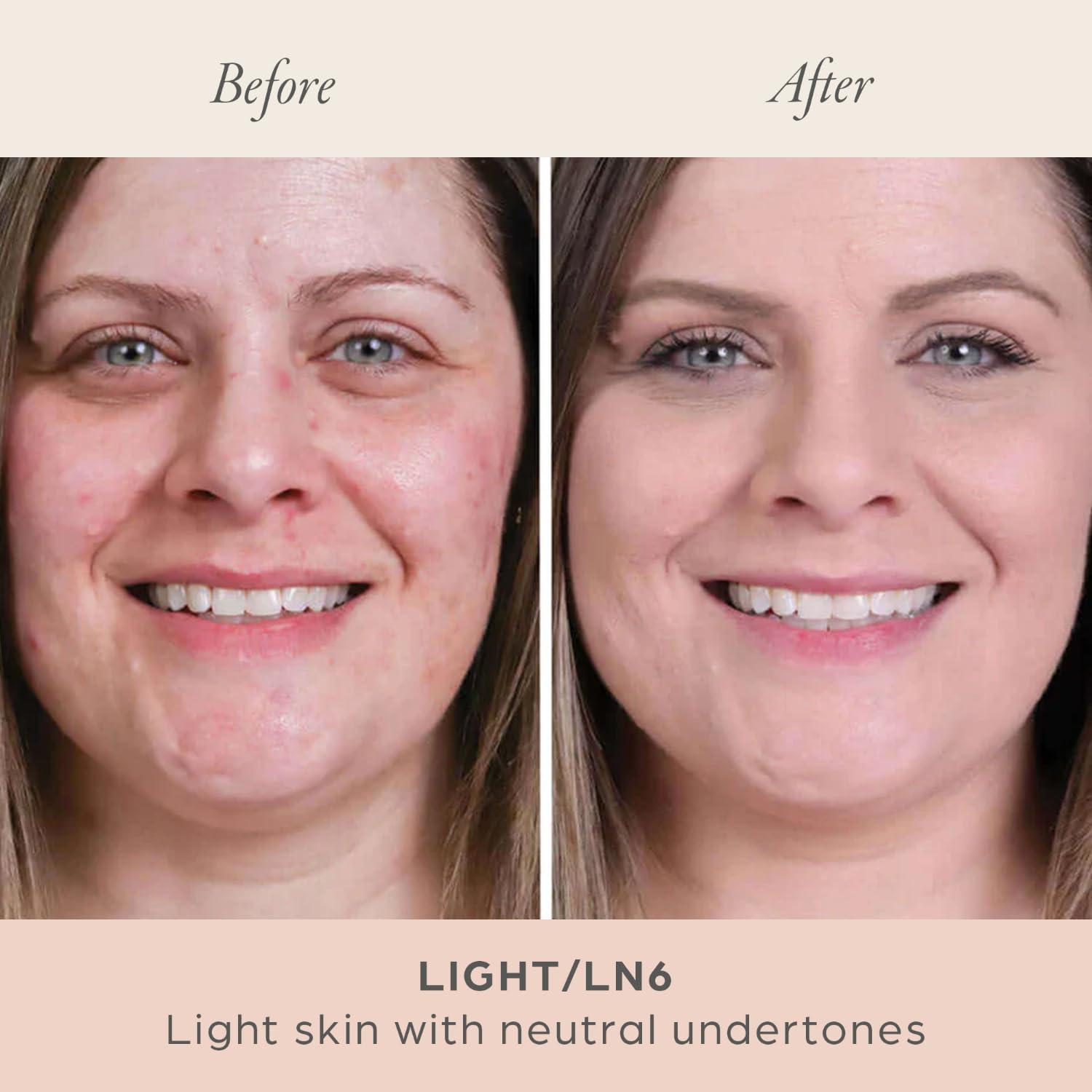 Pur Minerals PUR Beauty 4-in-1 Pressed Mineral Makeup Powder Foundation with SPF 15 - Concealer & Finishing Compact Pressed Powder for Face - Buildable Medium to Full Coverage Foundation Powder (Light)