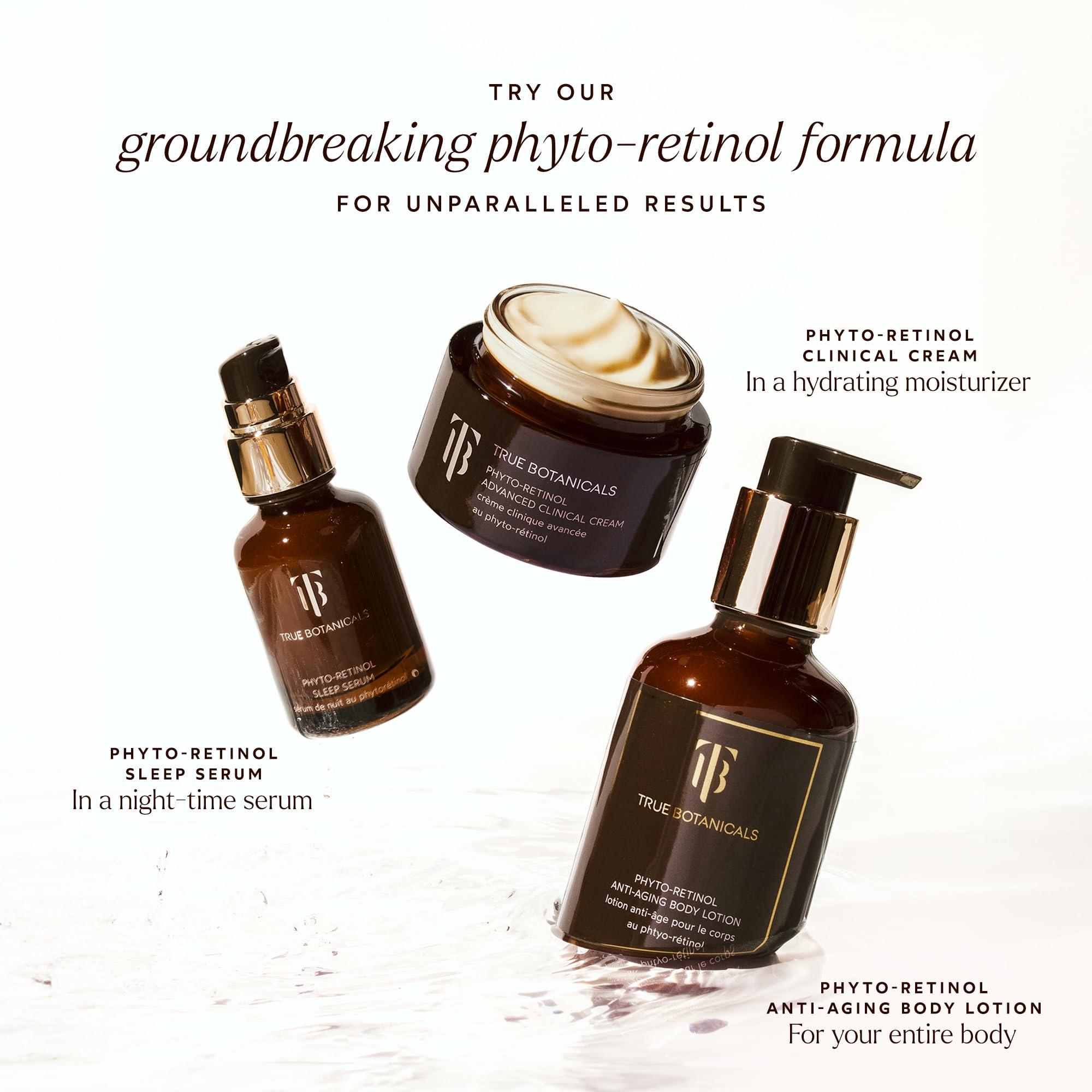 True Botanicals True Botanicals Phyto Retinol Advanced Clinical Cream | Anti-Aging Serum | Retinol Alternative | Targets & Reduces Fine Lines & Wrinkles | Dermatologist Tested, All Natural, Vegan | 1 fl oz | 30 ml