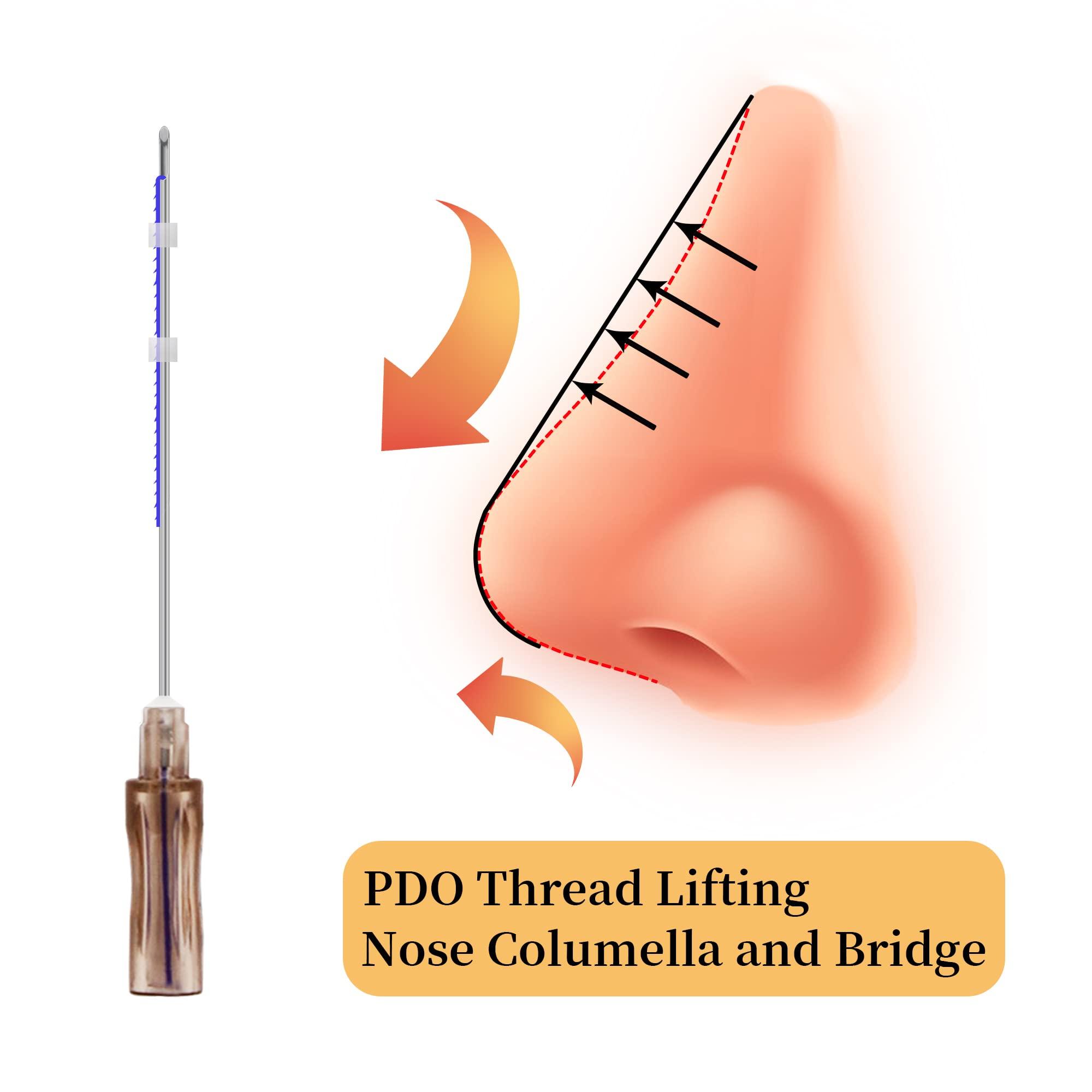 HYPOD HYPOD Pdo Cog Threads, Nose Thread Pdo Lifting Thread 16 PCS, 19G60MM