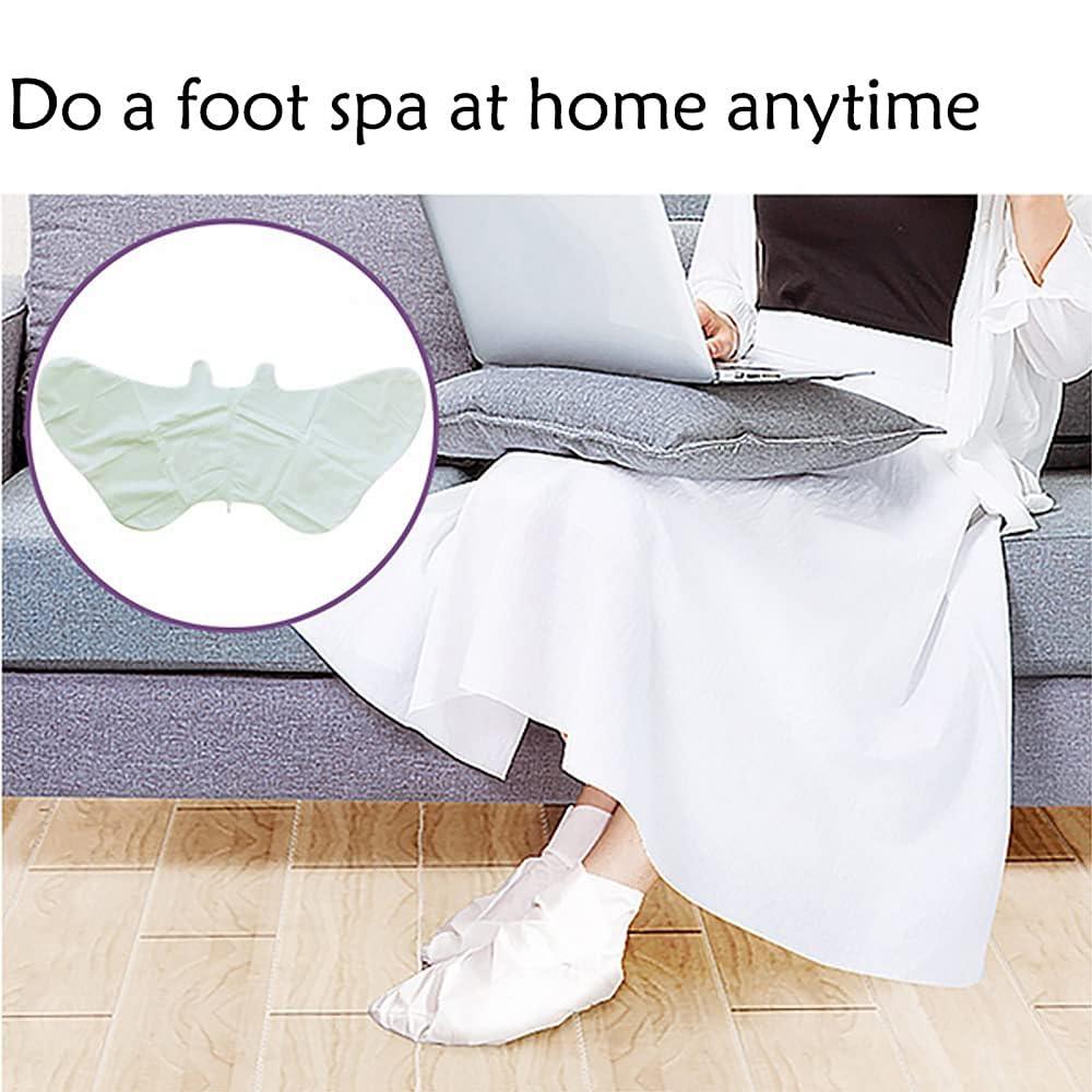 Dr.Pedi Dr.Pedi Foot Peel Mask (5 Pairs) Natural Exfoliator for Dry Dead Skin, Dry, Cracked Feet, Callus, Spa, for Baby Soft Skin Made with Lavender Extract Women and Men Peeling Exfoliating