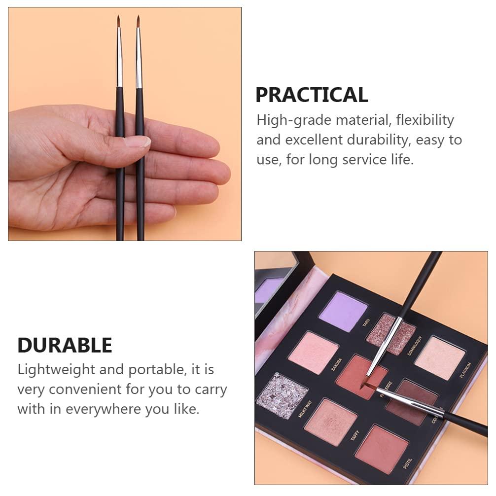 Lurrose 1 Set Flat Eyeliner Eyebrow Concealer Brush Under Eye Makeup Eyebrow Foundation for Concealing Blending Setting Buffing Makeup