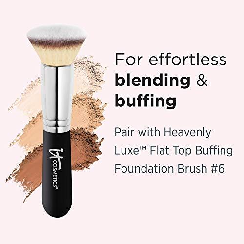 it COSMETICS IT Cosmetics Celebration Foundation Illumination, Light (W) - Full-Coverage, Anti-Aging Powder Foundation - Blurs Pores, Wrinkles & Imperfections - 0.3 oz Compact