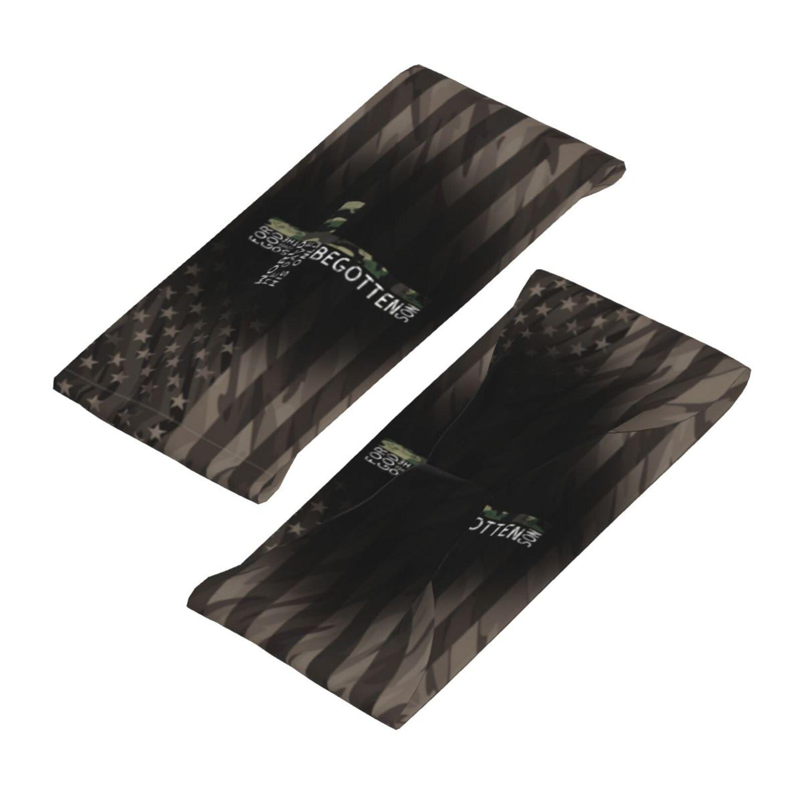 Piguncle Piguncle Green Camo Christian Cross Bible Verse John 3-16 Sports Sweatband Defense Zone: Premium Quality Headbands For Active Lifestyles