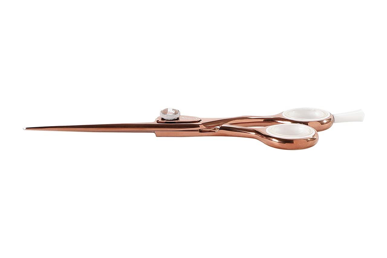 Cricket Cricket Centrix Roc-It Dog 6” Titanium Shear Professional Stylist Hair Cutting Scissor Lightweight, Rose Gold