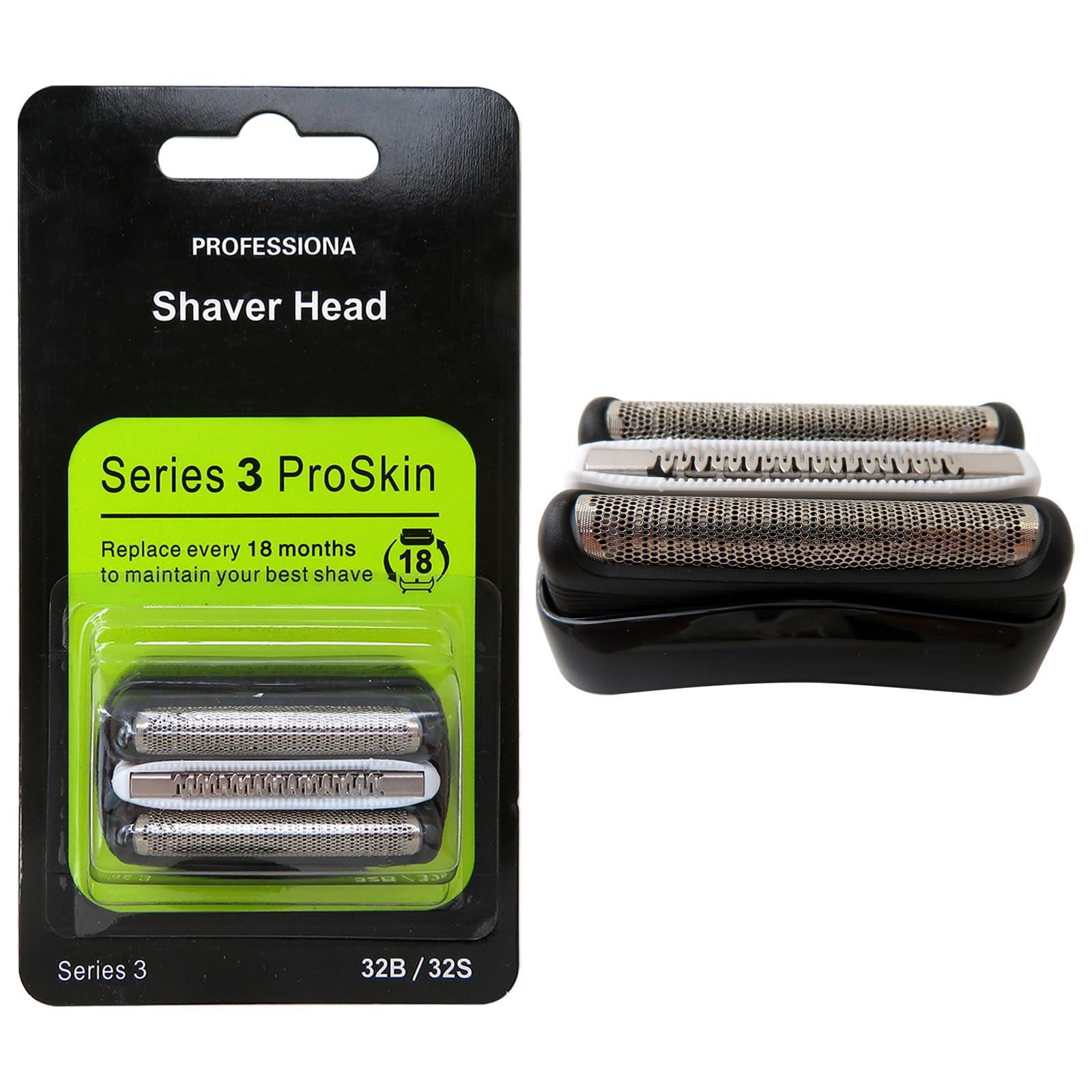 USonline911 Upgraded Series 3 /32B/21B Replacement Shaver Foil&Cutter Cassette Compatible with Braun Series 3 340s (type5414), 340s-4 (type 5414), 345s-4 (type5414), 350cc-4 (type5412), 370cc-4 (type 5412), 350cc