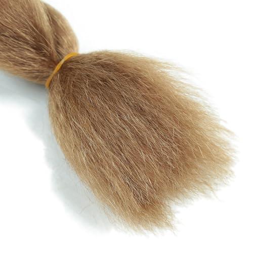 Mofyue Kinky straight Vixen Crochet Braids Style 2025 New Year Bundles crochet hair 16inch Natural Black Synthetic Fibers for black women Can use 360 comb straightener Hair Extension(1, 27#)