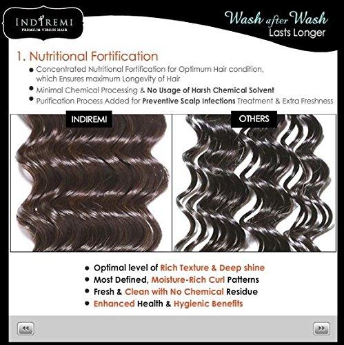 Indi Remi BOBBI BOSS Indi Remi OCEAN WAVE Virgin Hair, 16 Inches, 1B-Off Black