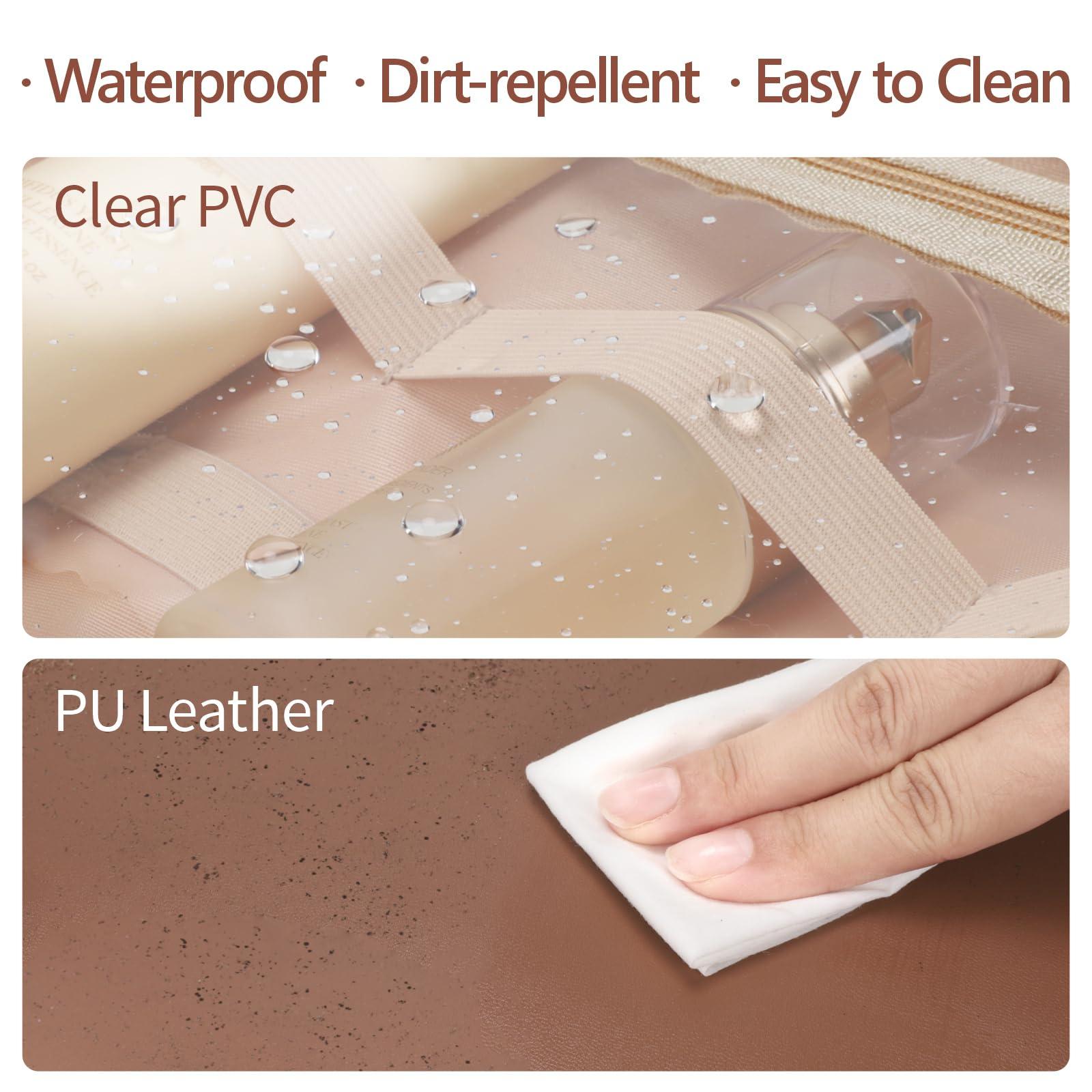 PACKISM PACKISM Hanging Travel Toiletry Bag and TSA Approved Clear Bag, Bundle Sales