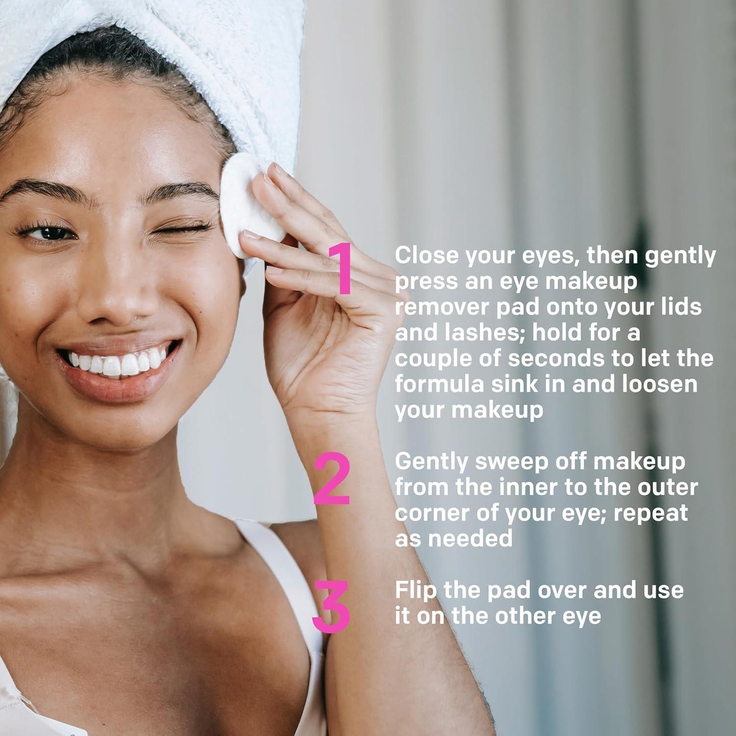 Almay Almay Longwear and Waterproof Eye Makeup Remover Pads, 80 Count (Pack of 4)