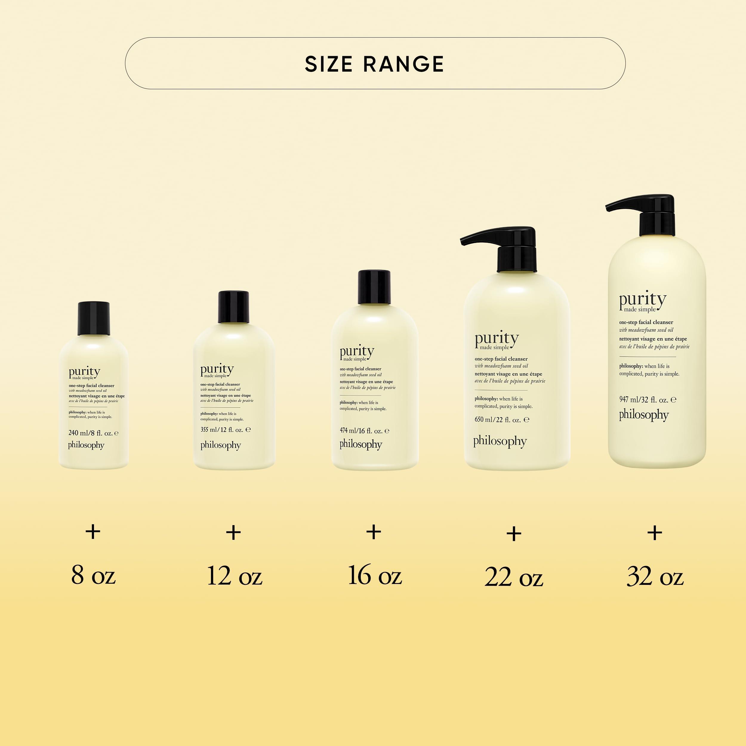 philosophy philosophy purity made simple facial cleanser 16 fl oz