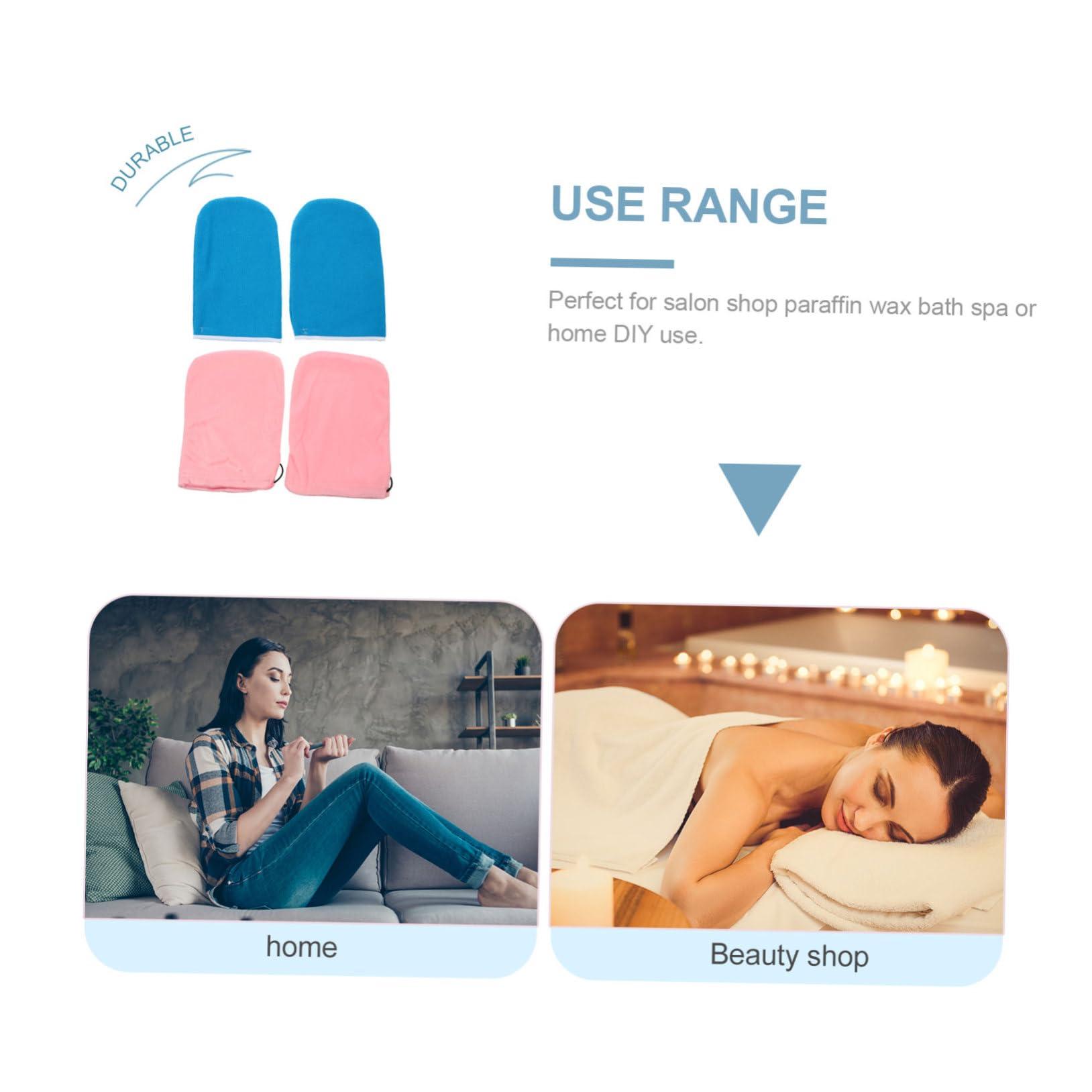 HONMEET HONMEET Paraffin Hand Gloves Therapy Mitts Hot Paraffin for Nourishment Random Style