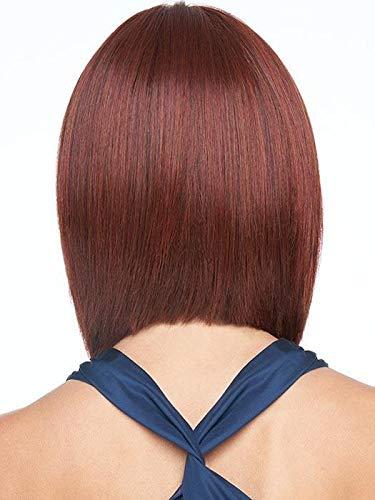 Raquel Welch & Maxwigs On Point Wig Color RL19/23 BISCUIT - 12\" Perfect Angled Bob Razor Cut Heat Friendly Front Monofilament Top Classic Natural Peluca Memory Cap Bundle MaxWigs Hairloss Booklet