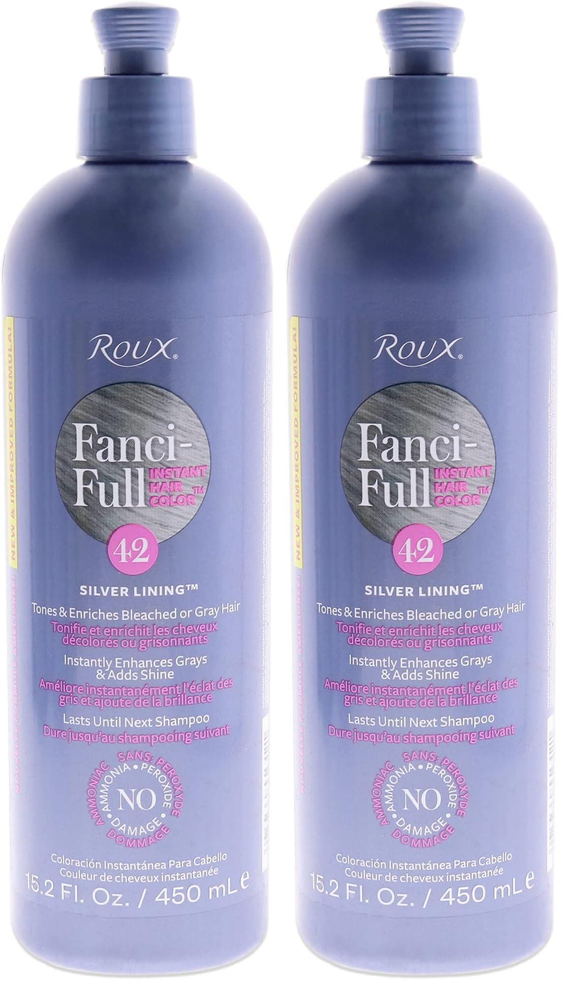 Roux Roux Fanci-Full Rinse, 42 Silver Lining, 15.2 Fl Oz (Pack of 2)