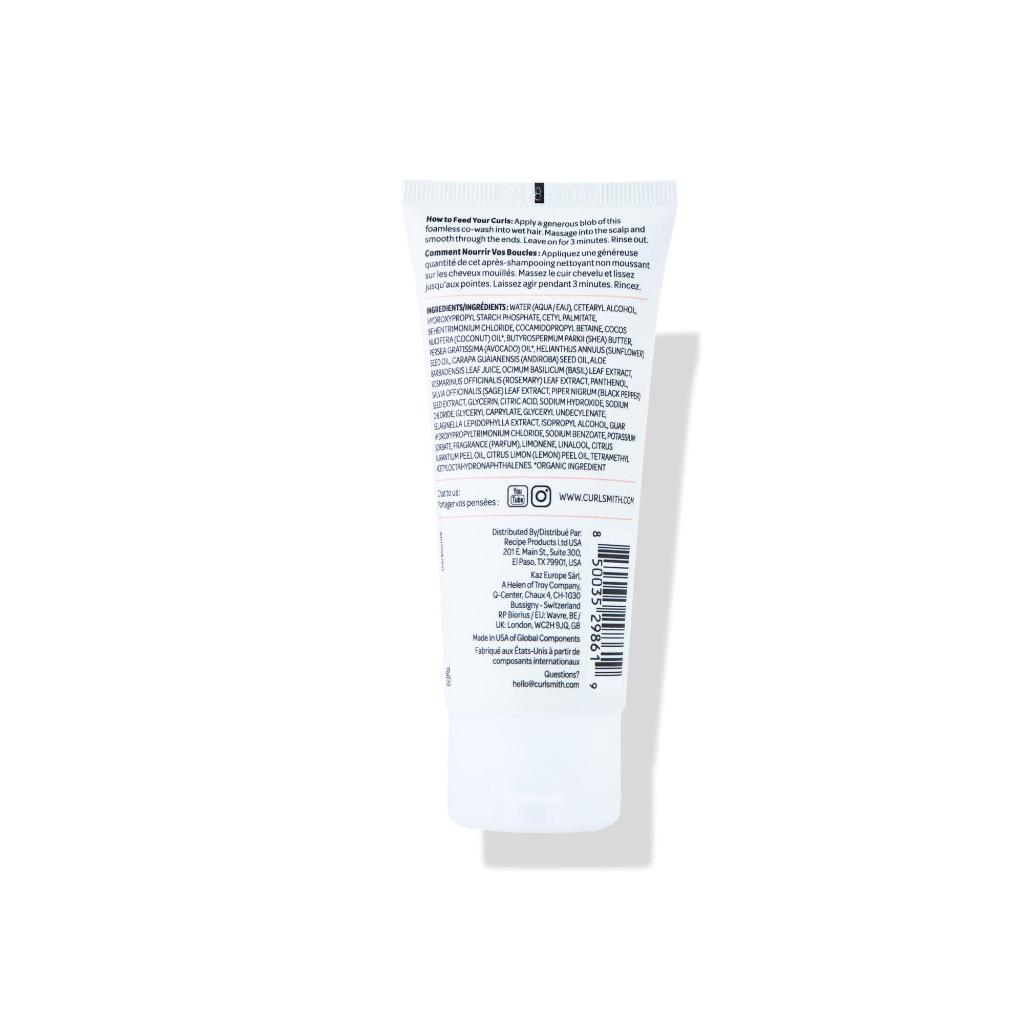 CURLSMITH CURLSMITH - Curl Quenching Conditioning Wash - Vegan Cowash 2 in 1 Conditioner and Shampoo for Wavy, Curly and Coily Hair (3oz)