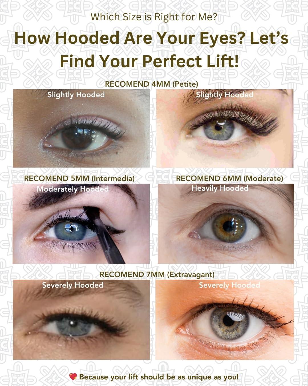 SeeRa SeeRa: Instant Lifting Eyelid Tape for Hooded & Droopy Eyes - Hypoallergenic, Waterproof, Invisible Eye Lift Strips, Non-Surgical, Eyelid Lifters & Stickers (4mm-7mm) (5mm-Intermediate)