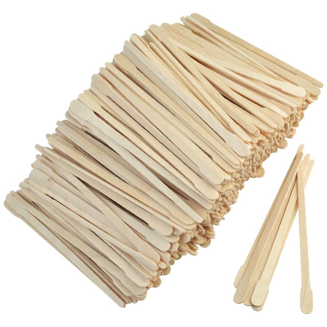 Tayfremn 1000pcs Wax Wood Sticks, Waxing Applicators for Hair, Body, Eyebrow and Nose Removal