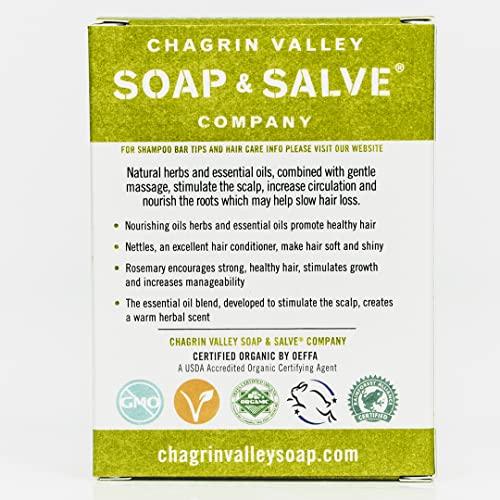 Chagrin Valley Soap & Salve Chagrin Valley Soap & Salve Organic Natural Shampoo Bar - Herb Garden (1 Bar)
