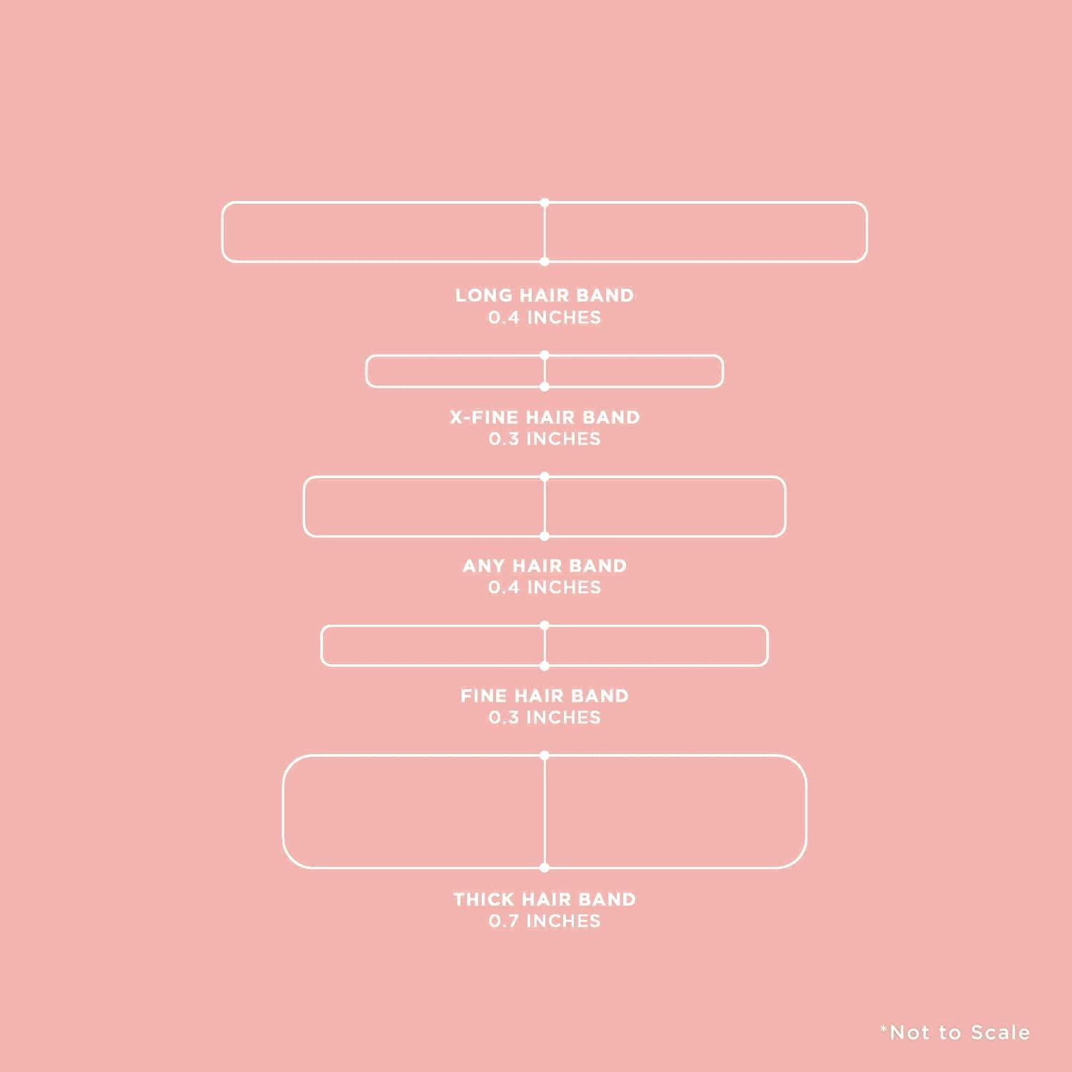 GIMME Gimme Beauty - Extra Fine Hair Ties - Blondie - Seamless, No Break Microfiber Elastic Hair Ties - Firm Yet Gentle Hair Accessories with All Day Hold + No Snagging, Dents, or Breakage (12 Count)