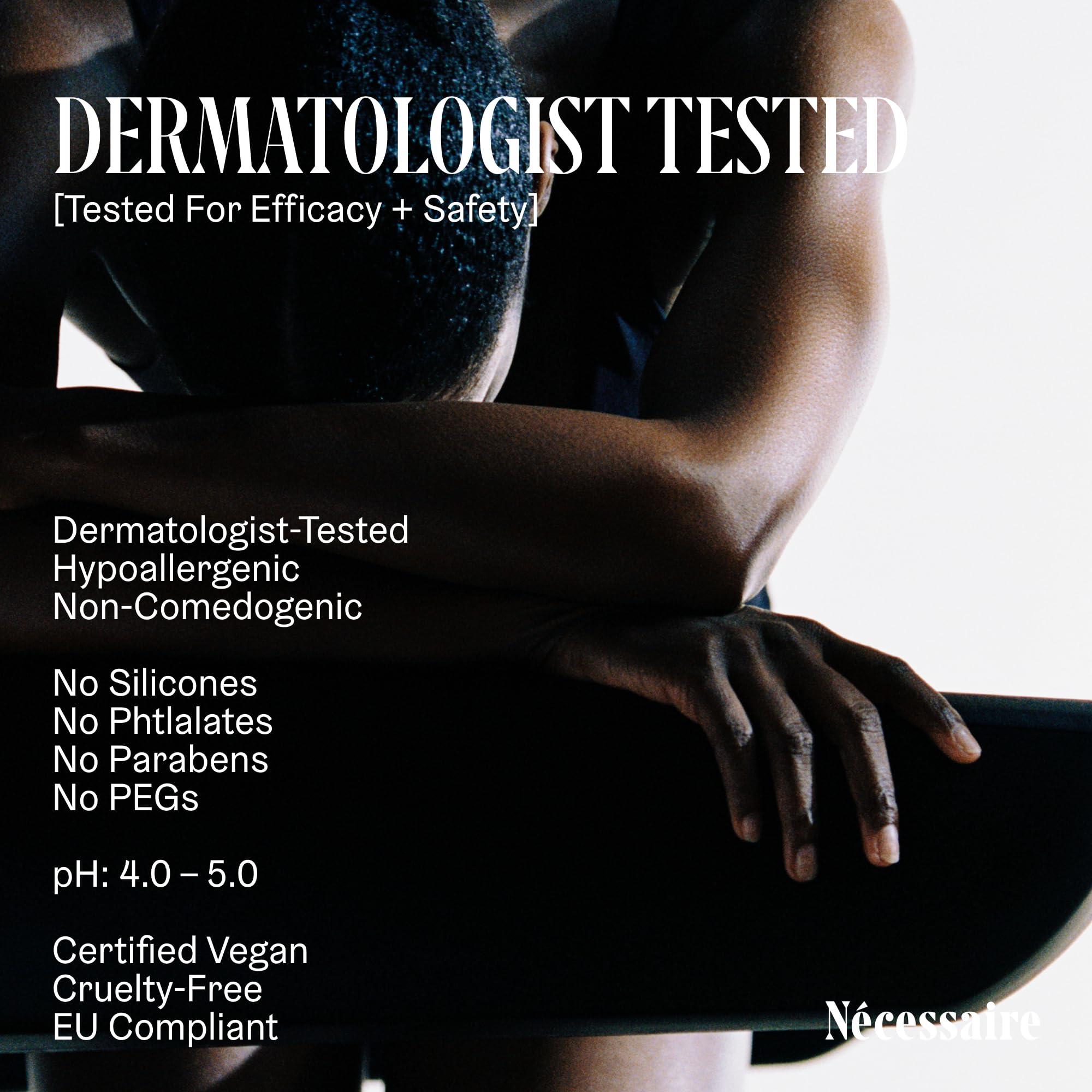 Ncessaire Ncessaire - The Body Retinol. Retinol Repair Serum + Retinol Body Lotion In One. Crepey Skin Treatment. Wrinkle + Line Prevention. 0.1% Pure Retinol + 10% AHA. 5.1 oz