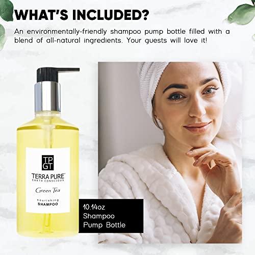 Terra Pure Terra Pure Shampoo, Retail Size Hotel Amenities, 10.14 oz. (Single)