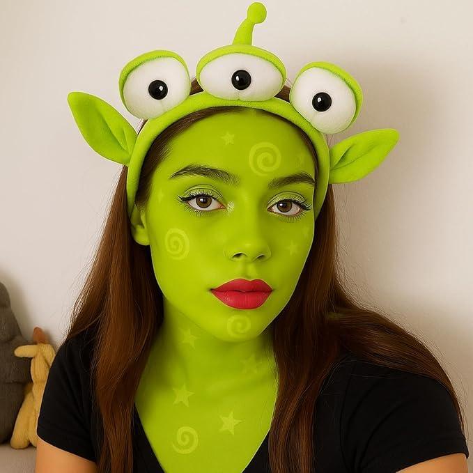 Go Ho Go Ho Ogre Green Face Paint Stick,Water Based Washable Face Body Paint,Non-toxic Full-coverage Cream Ogre Green Body Paint for Adults Children Halloween Cosplay SFX Makeup