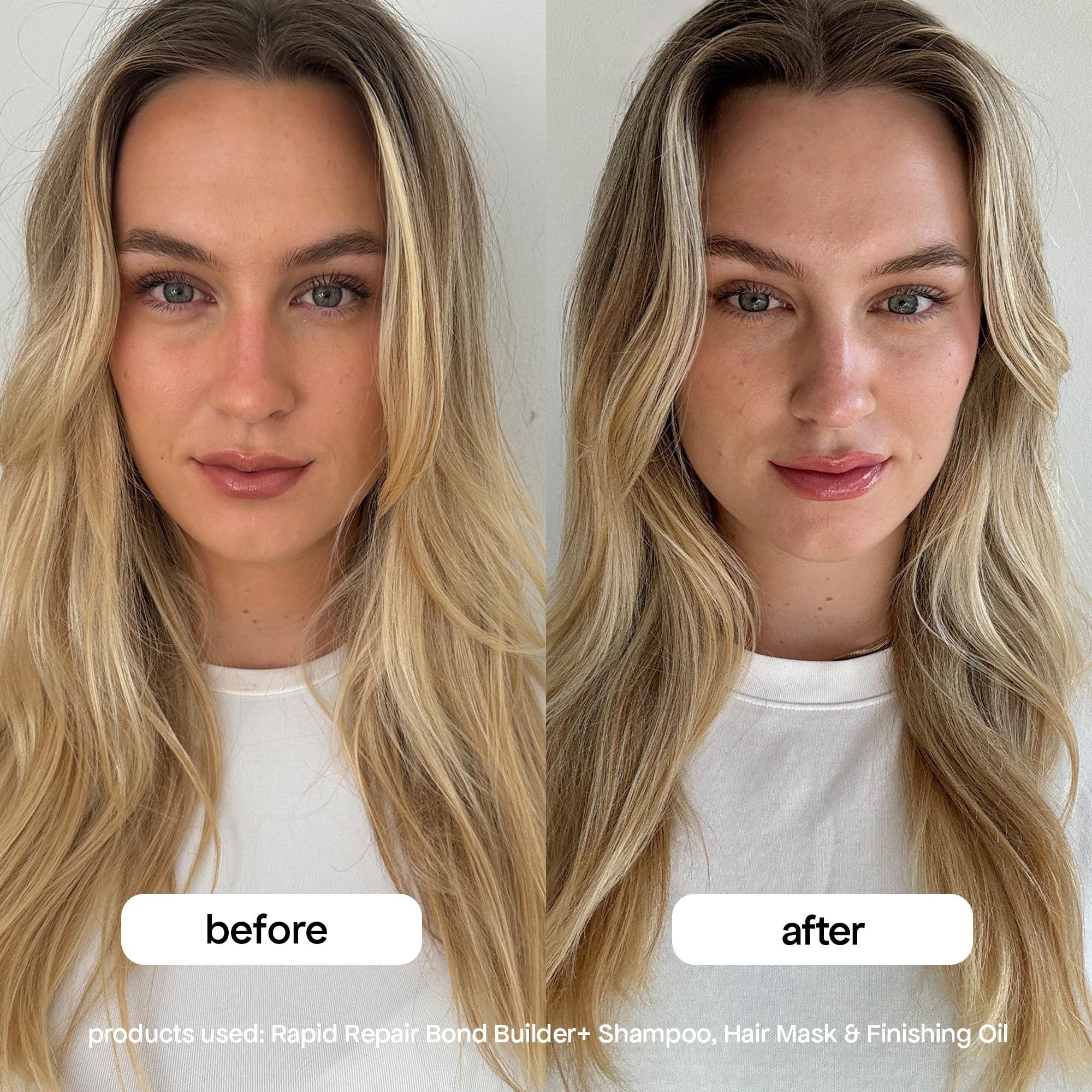 BONDIBOOST BONDIBOOST Rapid Repair Bond Builder + Finishing Oil [1.86 fl oz], Hair Oil for Damaged Hair, Strengthening & Nourishing Formula for Smoother + Healthier + Shinier Results