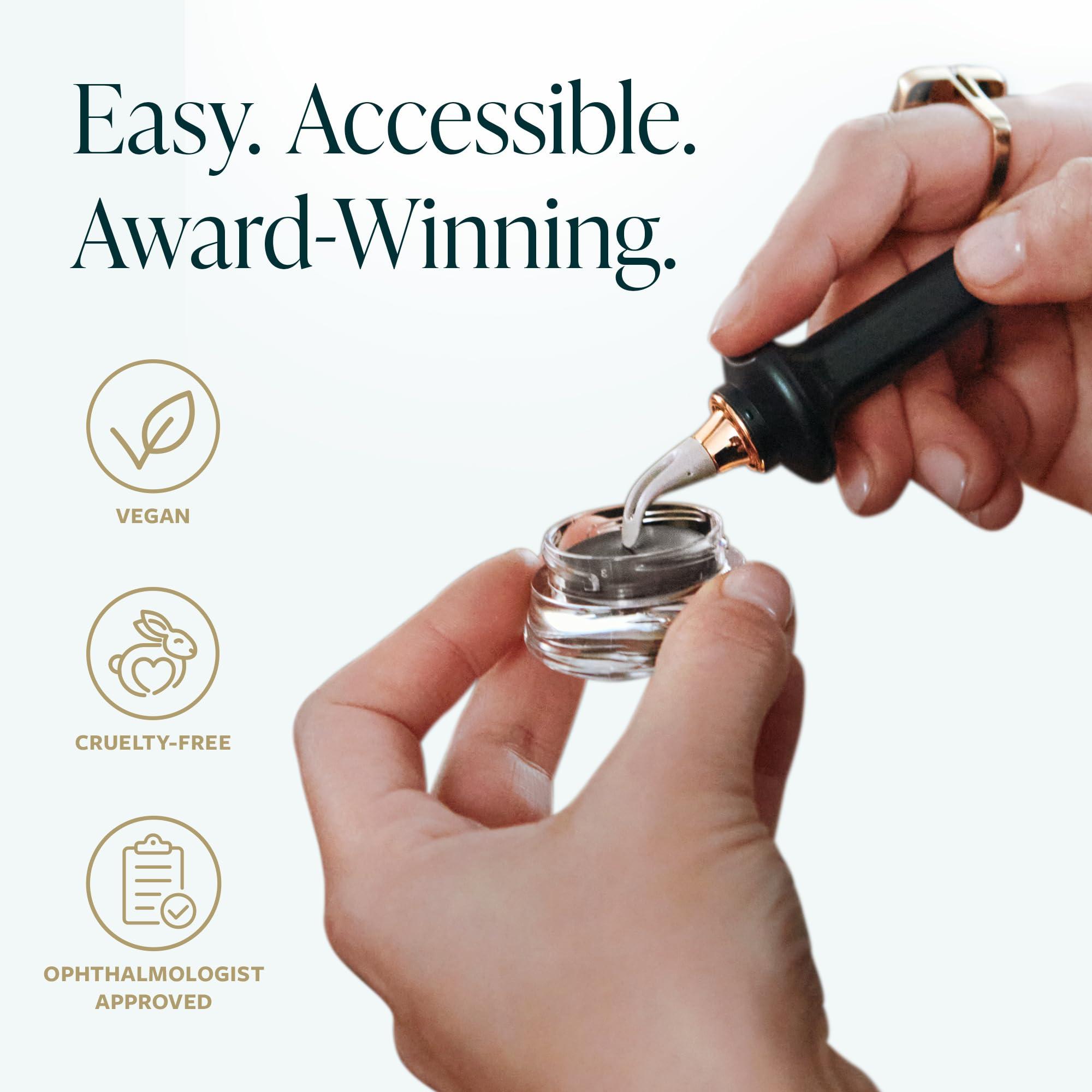 Guide Beauty GUIDE Beauty GUIDE Line Luxe Long-Wear Black Eyeliner Cream, Easy Tightlining & Winged Make-up, 0.14 oz (Black)