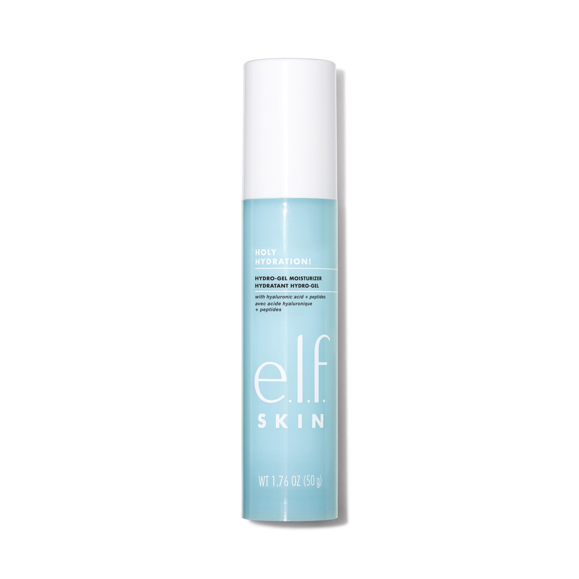 e.l.f. e.l.f. Holy Hydration! Hydro-Gel Moisturizer, Hydrates & Moisturizes Skin for a Plumped Up Complexion, Lightweight & Quick-Absorbing, White, 1.76 Oz